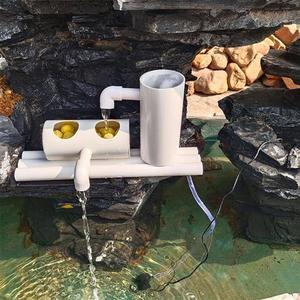 无电自动水循环不用电的水循环太阳能水泵阳台小鱼池过滤器鱼缸循