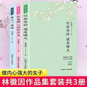 林徽因传诗集 你若安好便是晴天 你是人间四月天爱上一座城 林薇因的书籍女性文学修养散文书籍 林徽因文集全3册