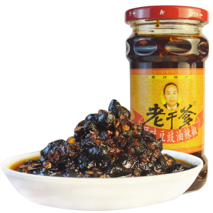 老干爹 贵州风味豆豉275g 特产辣椒酱鸡油辣椒 香辣脆油拌饭酱