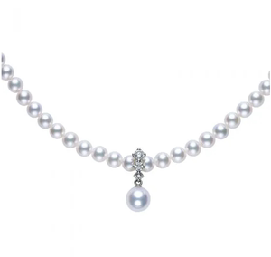 日本专柜mikimoto御木本akoya海水珍珠 吊坠不含项链