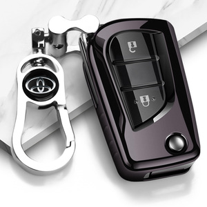适用2023款RAV4荣放汉兰达钥匙套都市先锋版折叠插入遥控锁匙包扣