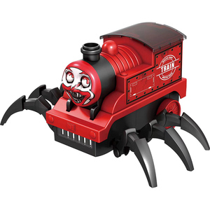查尔斯新款托网红色马斯蜘蛛黄皮电动小火车玩具男孩益智六一礼物