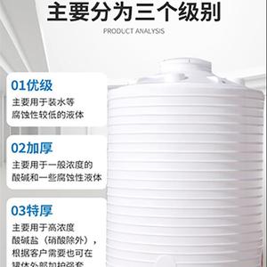塑料储水罐大容量pe立式5吨食品级储水桶户外10吨加厚蓄厂家