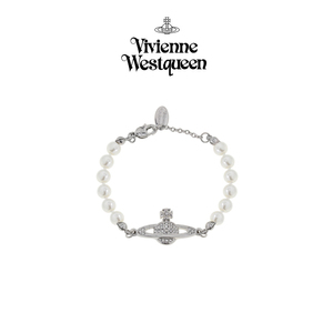 官方正品Vivienne Westqueen西太后薇薇安 6颗一层珍珠土星手链-