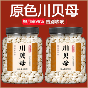 川贝母中药材官方旗舰店正品野生平贝母粒500克粉川贝雪梨止咳汤