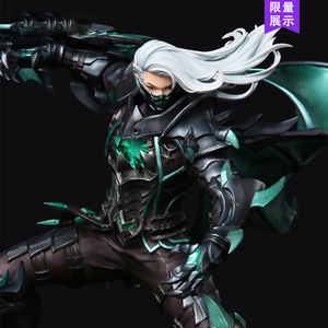 王者荣耀 官方正版 暗隐猎兽者兰陵王典藏版雕像手办模型摆件玩具