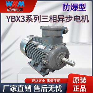全新正品皖南电机YBX3防爆型三相异步电动机高速节能2级厂家直销