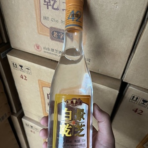 景芝白干老字号42度500ml*1瓶 箱子带手提绳礼盒山东纯粮白酒礼品