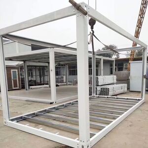 移动板房快拼房框架活动房屋框架结构大量快拼房屋框架供应