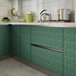 厨房防油贴膜纸可擦洗家具翻新壁纸厨房墙贴宿舍自粘加厚橱柜贴纸