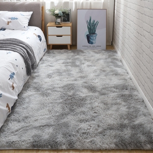 宜家乐地毯卧室床边长方形长毛绒床前地垫北欧客厅沙发茶几防滑毯