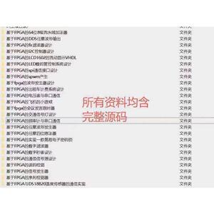 FPGA项目设计基于vhdl通信算法