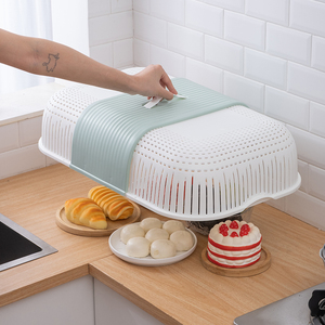 塑料超大号新款可拆分家用菜罩长方形餐桌罩防尘防苍蝇盖菜罩盖饭
