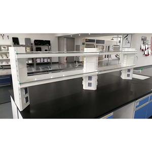 实验室铝玻菱形试剂架钢玻置物架全钢药品放置架PP全木边中台玻璃