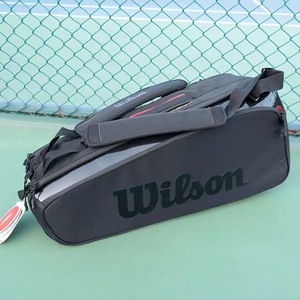 维尔胜Wilson法网网球包双肩男女9/6支装大容量独立鞋袋保温层