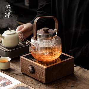 电陶炉煮茶壶新款家用养生壶耐高温玻璃小型高端泡茶保温烧水器