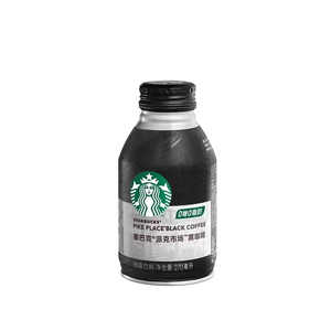 星巴克派克市场黑咖啡铝罐270ml*12罐