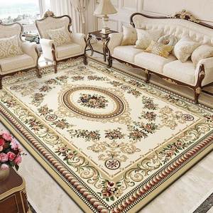 东升地毯 欧式客厅沙发茶几垫 卧室床边毯美式家用加厚长方形地垫