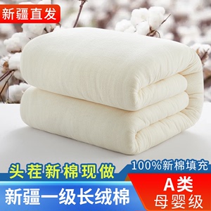 新疆西藏包邮新疆棉花被子被芯春秋棉被冬被厚保暖铺底棉絮床垫被