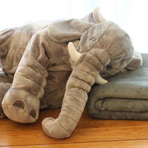 大象毛绒玩具公仔睡觉安抚抱枕枕头婴儿宝宝玩偶陪睡布偶娃娃礼物