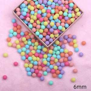 6mm color beads simulation food play sugar beans  handmade m