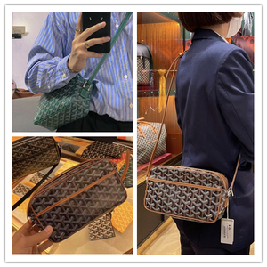 Goyard/戈雅 女包 经典款logo印花相机包饭盒包单肩包斜挎包男包