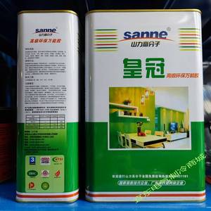 SANNE高分子皇冠万能胶水保温板管胶环保低味空调管通风管粘接剂
