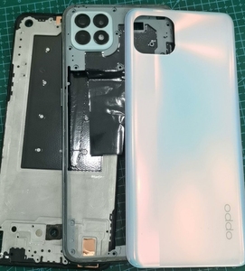 适用OPPO Reno4SE电池盖全新手机原装后盖前壳中框卡托开机音量键