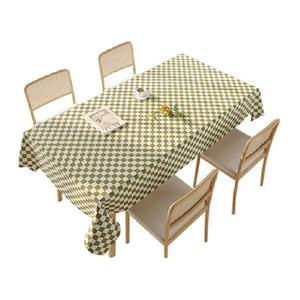 包邮DFR轻奢菱格桌布80*120cm北欧餐桌台长方形餐桌台布茶几桌垫