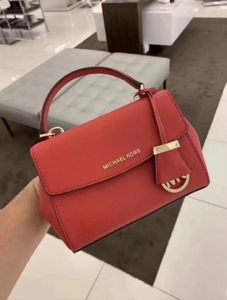 Michael Kors MK女包 Ava迷你真皮翻盖邮差包手提单肩斜挎 剑桥包