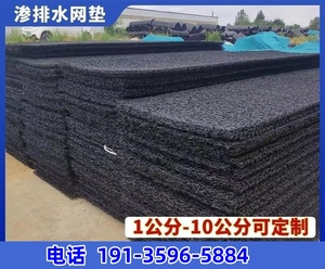 土工席垫网状交织排水板复合反滤层复合波形渗排水网