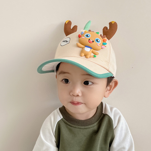 巴拉巴拉官方儿童帽子春秋男孩遮阳帽宝宝棒球帽1一3岁男宝鸭舌帽