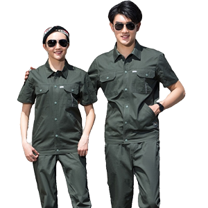 军训服夏季薄款初高中大学生套装男服女学生服装草绿色军训服
