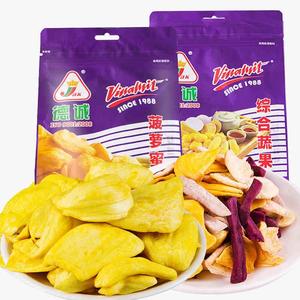 越南进口零食品特产 皇冠AK 德诚综合蔬果干80g菠萝蜜干果甘薯条