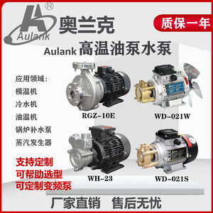 Aulank奥兰克油泵模温机水泵WD-07-10-20N-RGP-RGZ-10S-20-30-40E
