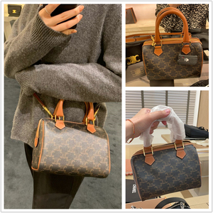 celine/赛琳女包triomphe凯旋门老花波士顿单肩斜挎包手提包