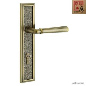 泰好工房泰好铜锁 简欧中式纯全铜大门卧室内房门锁LM/TH85-3390