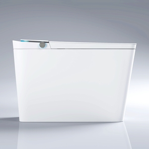 科勒᷂智能马桶方形全自动翻盖泡沫防溅清洗烘干一体式坐便器无水