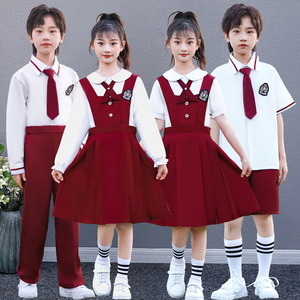 儿童表演舞台服六一合唱演出服幼儿园园服中小学生班服学院风朗诵