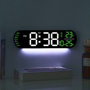 小米米家旗舰款创意新品挂钟多功能时钟客厅钟表大屏LED数字闹钟
