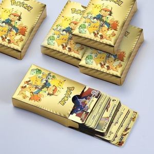 宝可梦金箔卡满星稀有闪卡卡片收集册神奇宝贝超进化卡宠闪卡牌