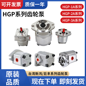 台湾新鸿液压高压齿轮泵液压系统站专用HGP-1A/2A/3A系列巨丰油泵