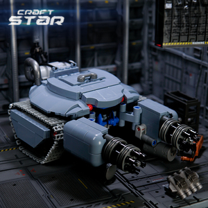 星际争霸重型装甲坦克宇宙飞船机器人乐高拼装积木模型儿童礼物