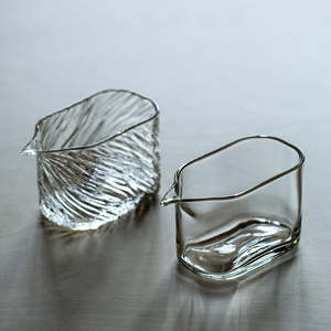 百垚加厚耐热玻璃公道杯家用高档分茶器中式创意防烫茶海茶具配件