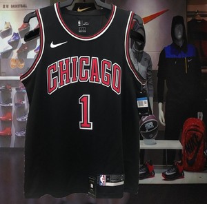 正品公牛队1号罗斯球衣8号拉文新赛季75周年城市版sw篮球服男套装