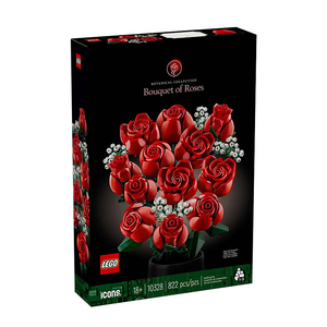 乐高积木10328玫瑰花束ICONS系列男女孩益智玩具送女友情人节礼物