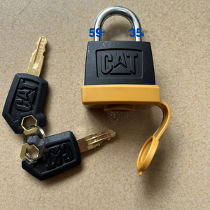 卡特挖掘机原装油箱盖挂锁防盗钥匙柴油锁320323336349CDE2GC配件