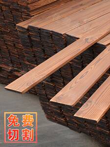 天津吊顶碳化实木板材护墙板木条桑拿板户外木方防腐木地板葡萄架
