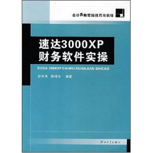 正版图书 会计真账实操技巧与训练：速达3000XP财务软件实操华中