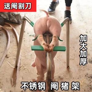 小猪阉割架仔猪用敲猪架猪器阉猪刀劁猪固定去势剦阉猪工具手术架